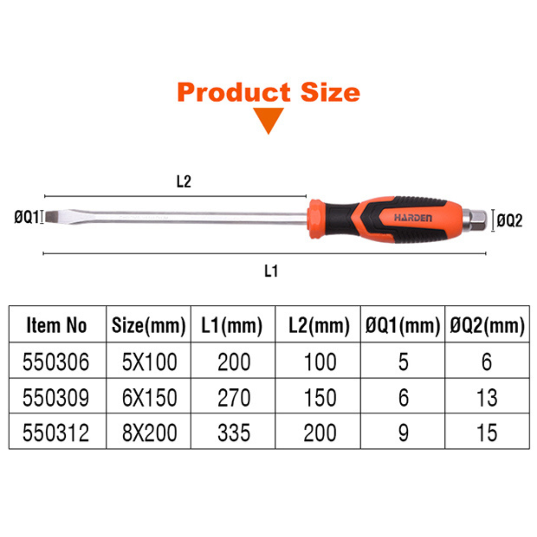 Harden Screwdriver Impact