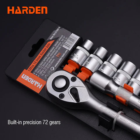 Harden Socket Set 1/2" 12 Piece