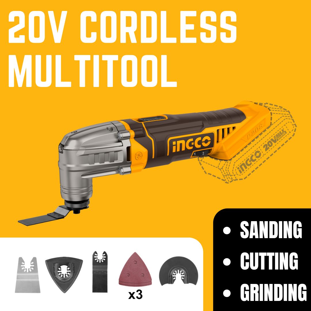 Ingco 20V Multitool Sander | Cordless | P20S