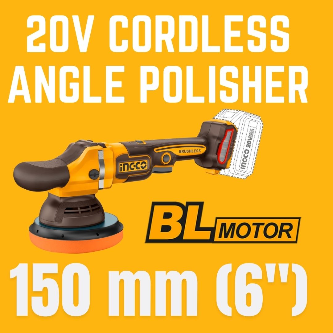 Ingco 20V Polisher 150 mm | Brushless | P20S