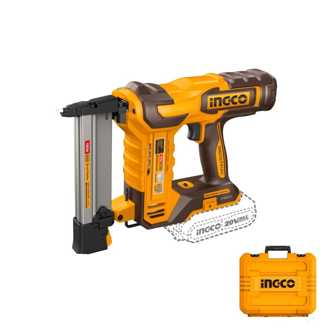 Ingco 20V Crown Stapler 40 mm | Air Assisted | P20S