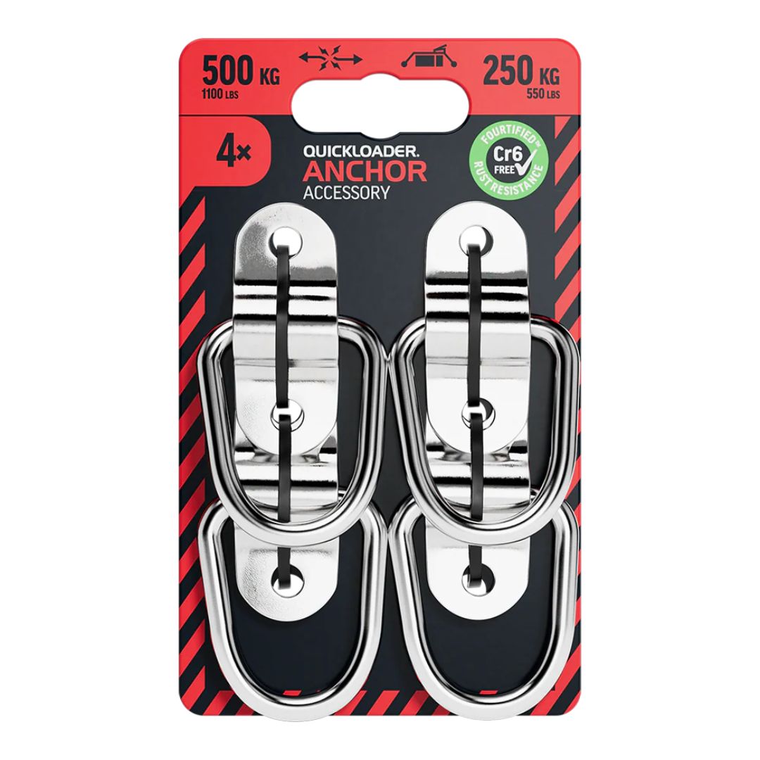 QuickLoader Anchor | D-Ring | Rust Resistant | 500 kg