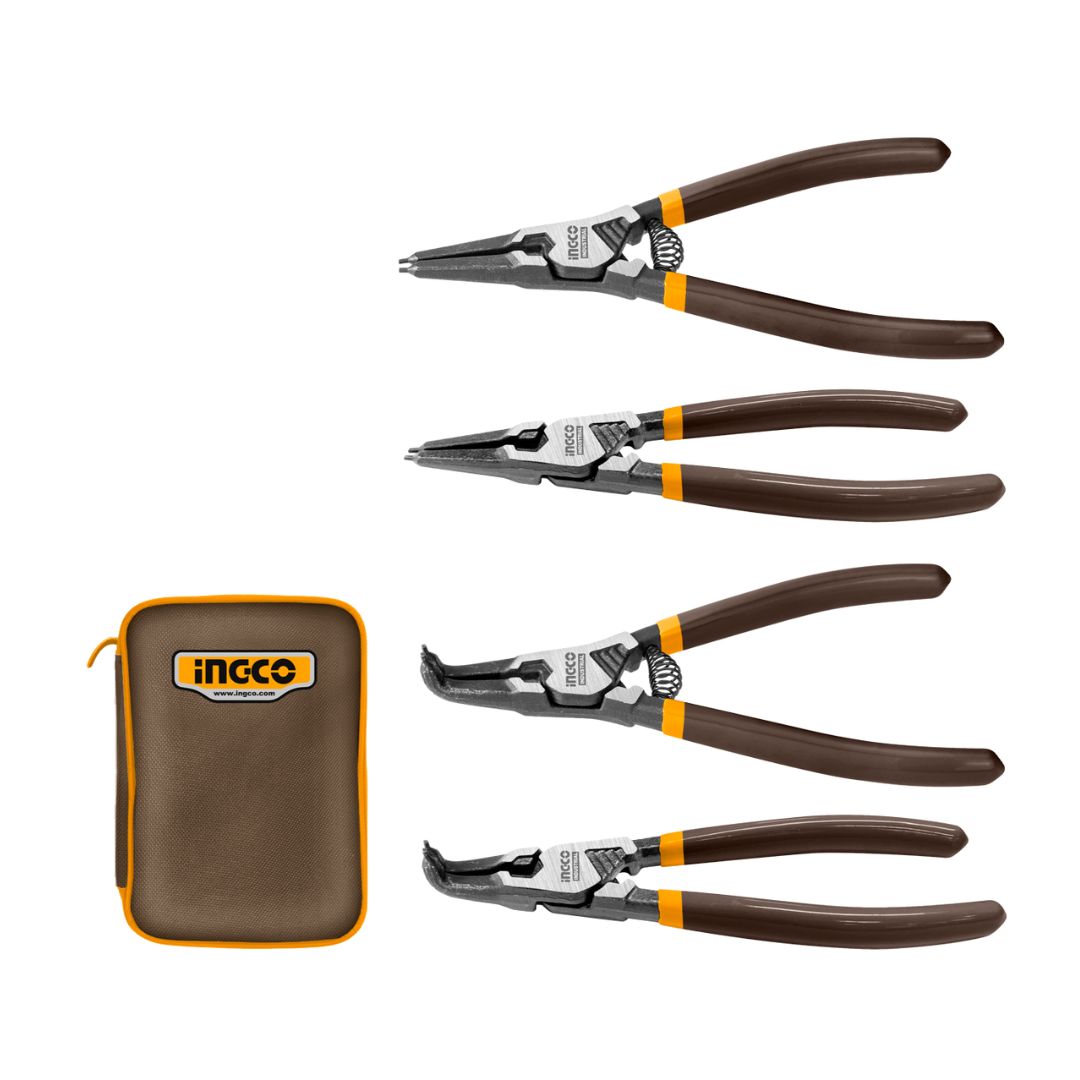 Ingco Plier Set | 4 Piece Circlip | 180 mm