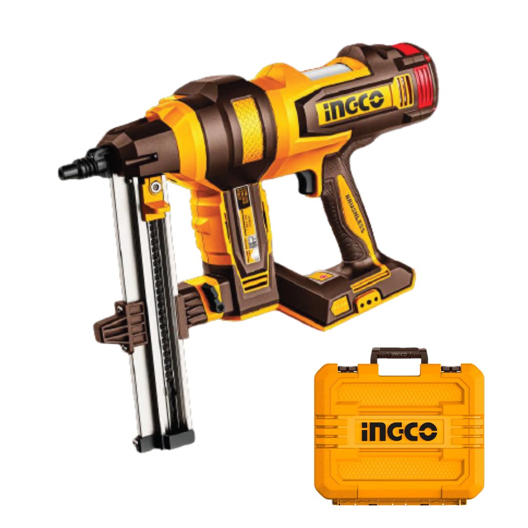 Ingco 20V Concrete Nailer 40 mm | Air Assisted | P20S