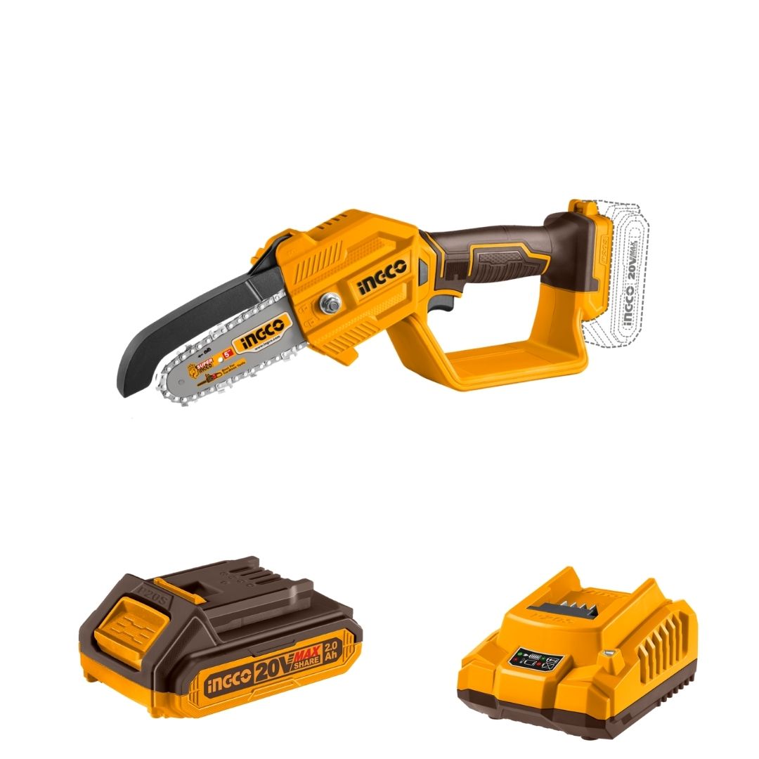 Ingco 20V Pruner Saw Kit | 5" (130 mm) | P20S