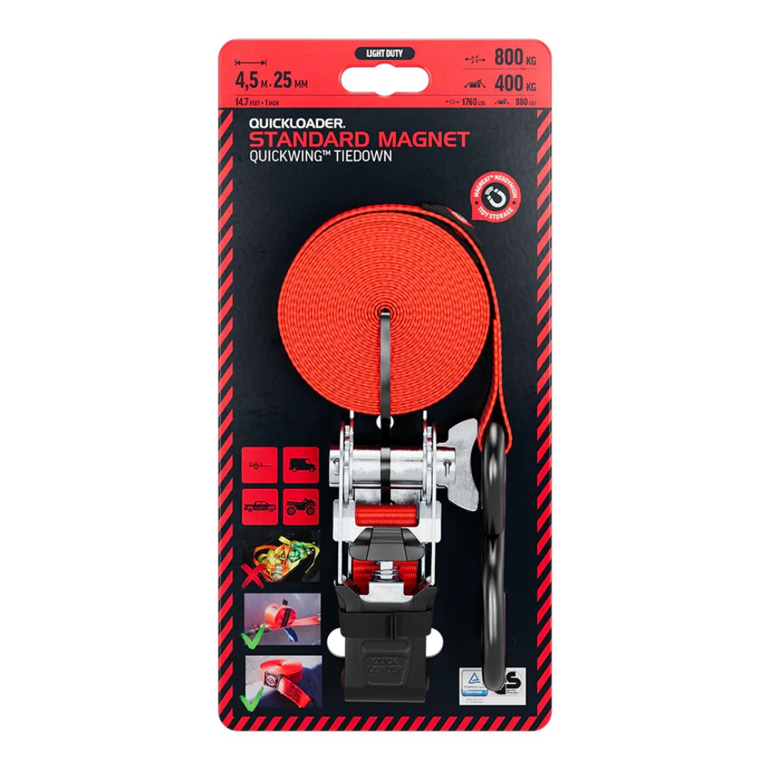 QuickLoader Tie Down | QuickWing Magnet | Light Duty