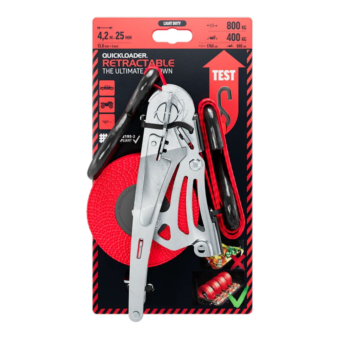 QuickLoader Tie Down | Ultimate Retractable | Light Duty