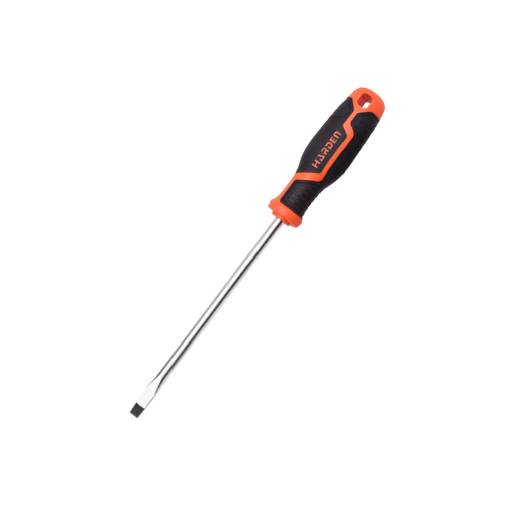 Harden Screwdriver Soft Handle - Slotted (Flat)