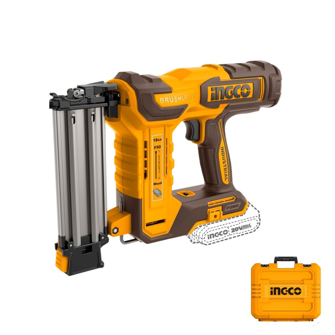 Ingco 20V Brad Nailer 50 mm | Air Assisted | P20S