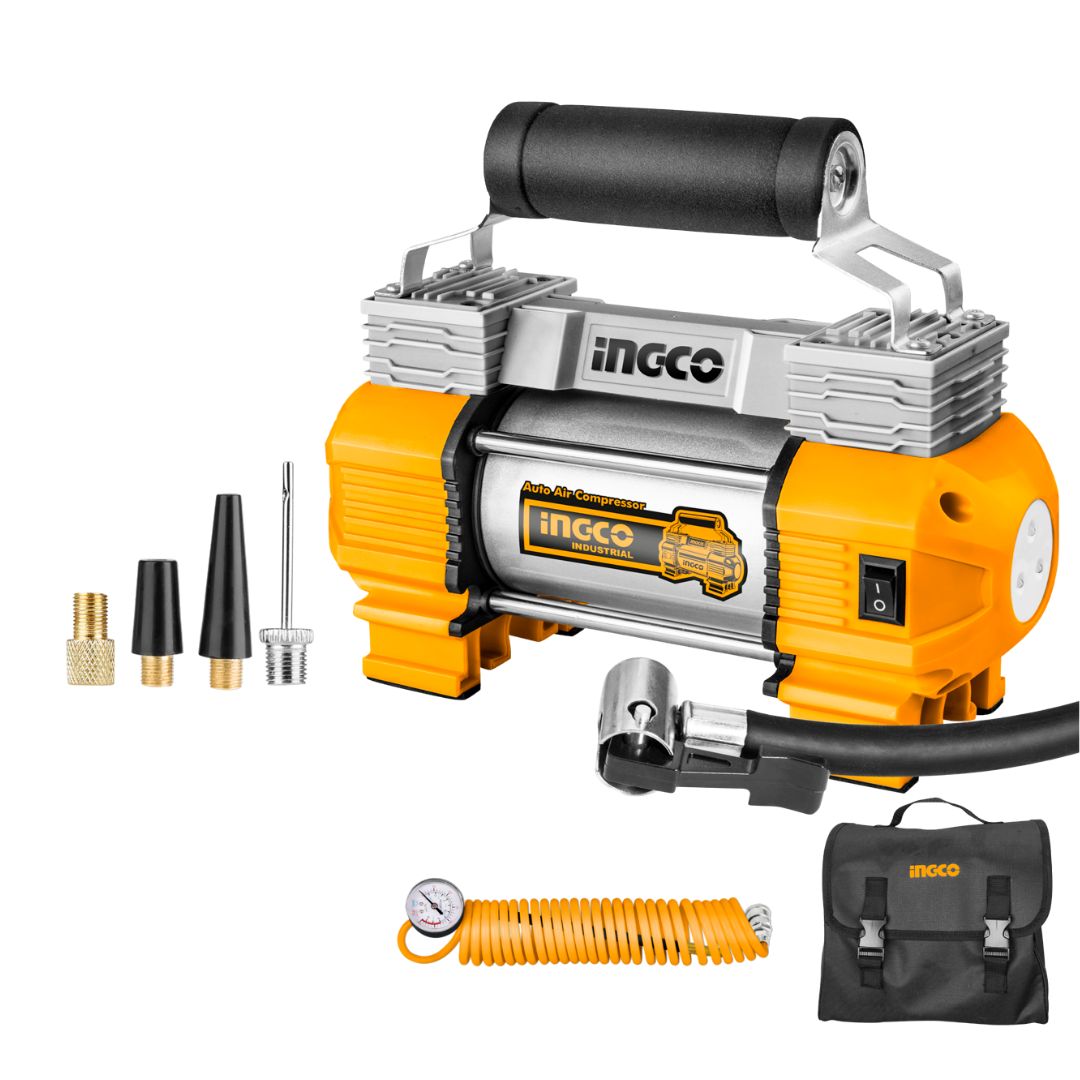 Ingco Air Compressor | 12V Battery Powered