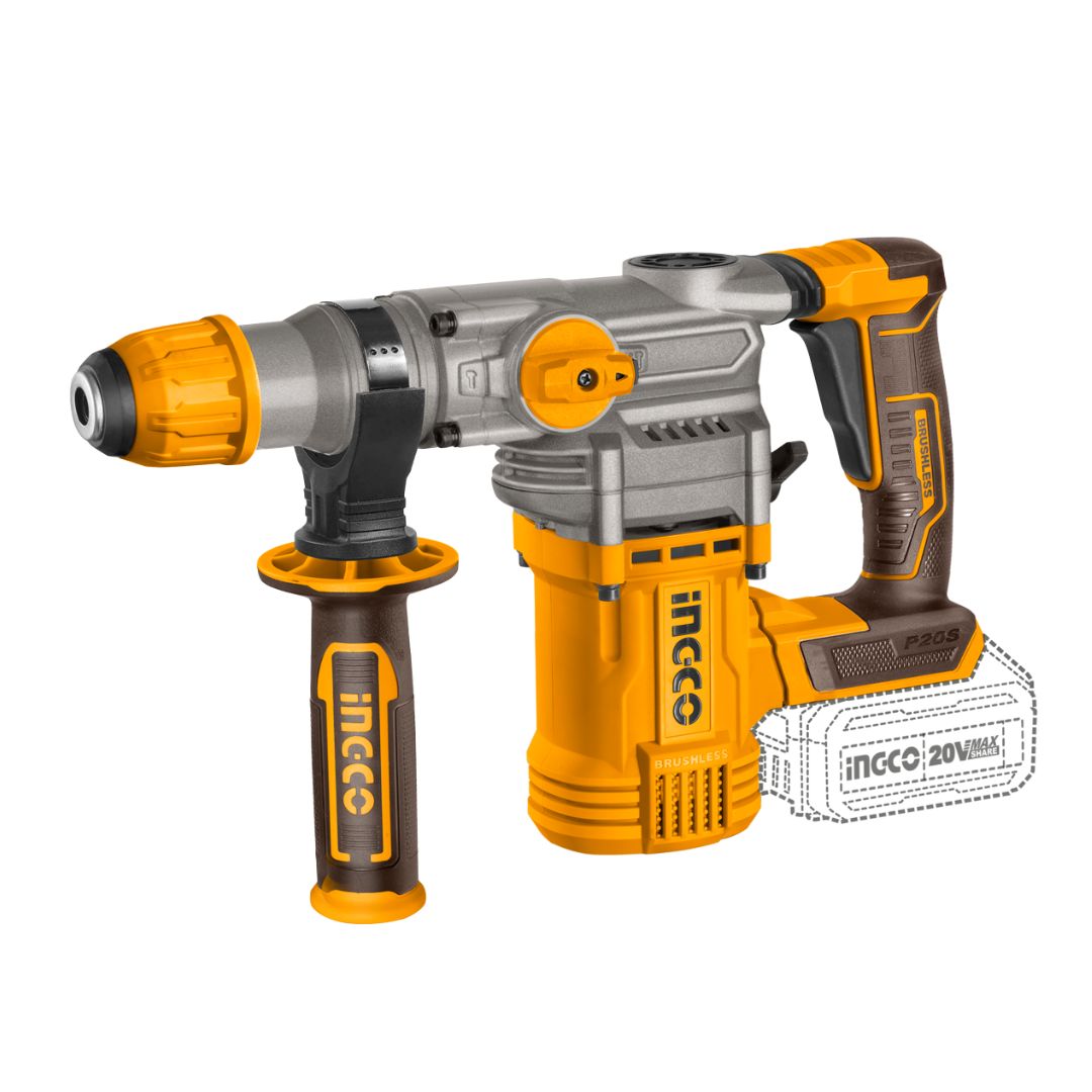 Ingco 20V Roatry Hammer SDS Plus | 28 mm | Brushless | P20S