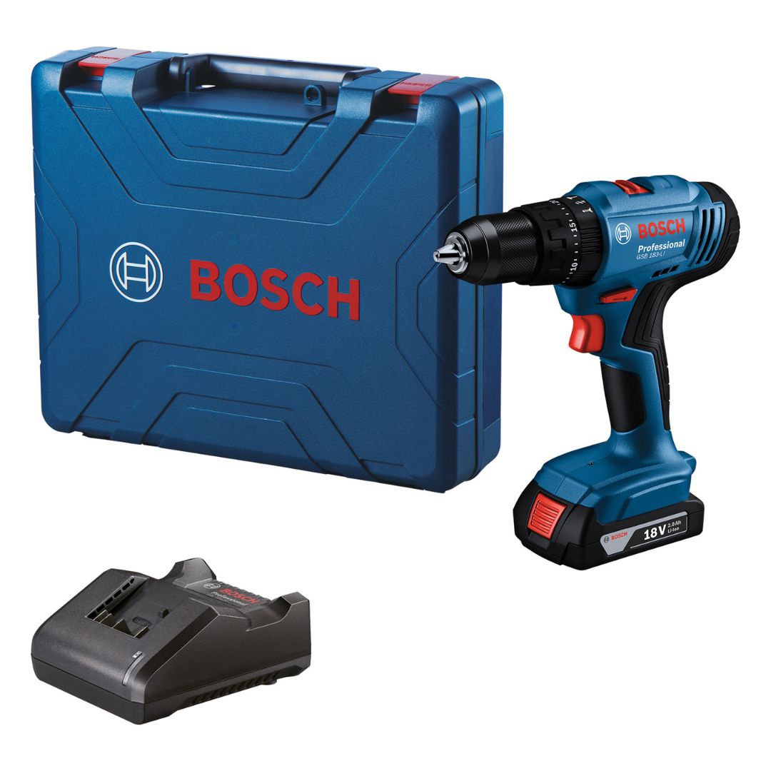 Bosch GSB 183-LI Cordless Impact Drill Kit - Bethanie Hardware