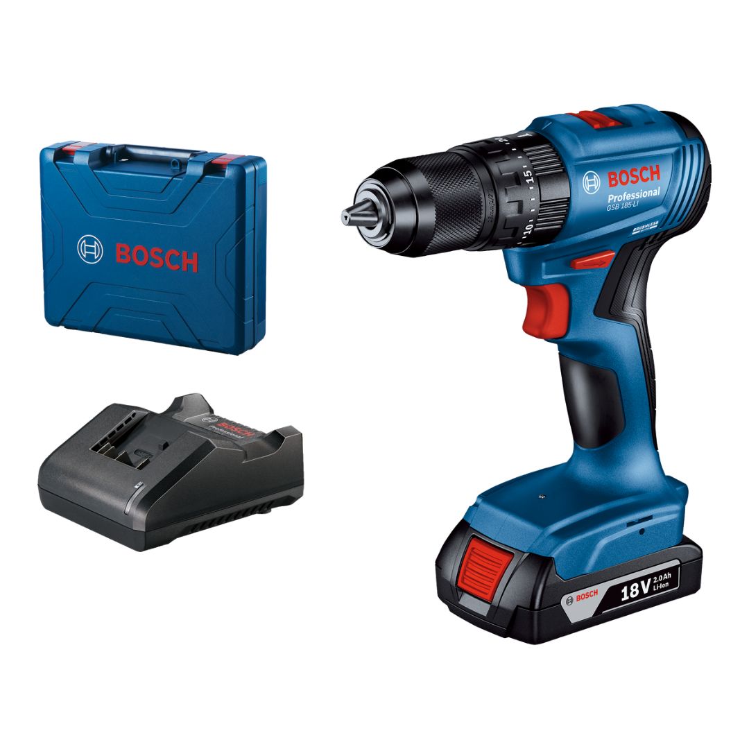Bosch GSB 185-LI Cordless Impact Drill Kit - Bethanie Hardware