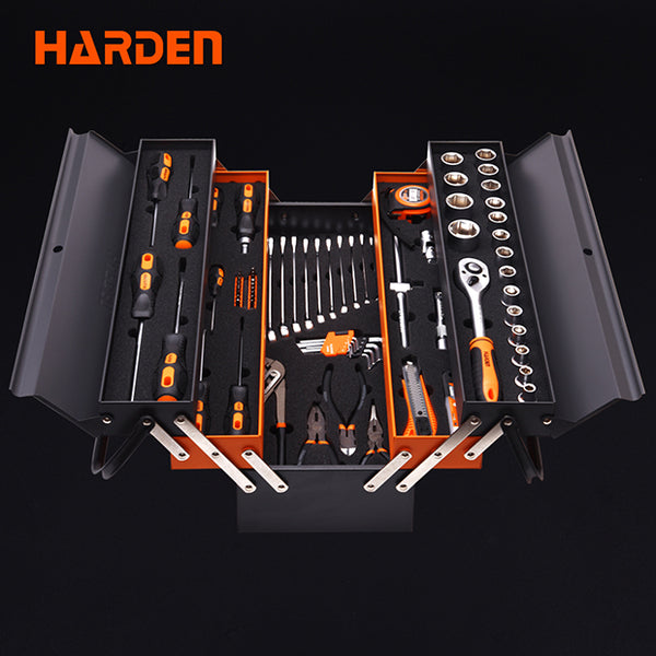 Harden 77 Piece Toolbox Kit Set