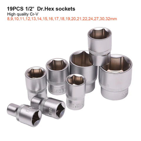 Harden Socket Set 1/2" 32 Piece