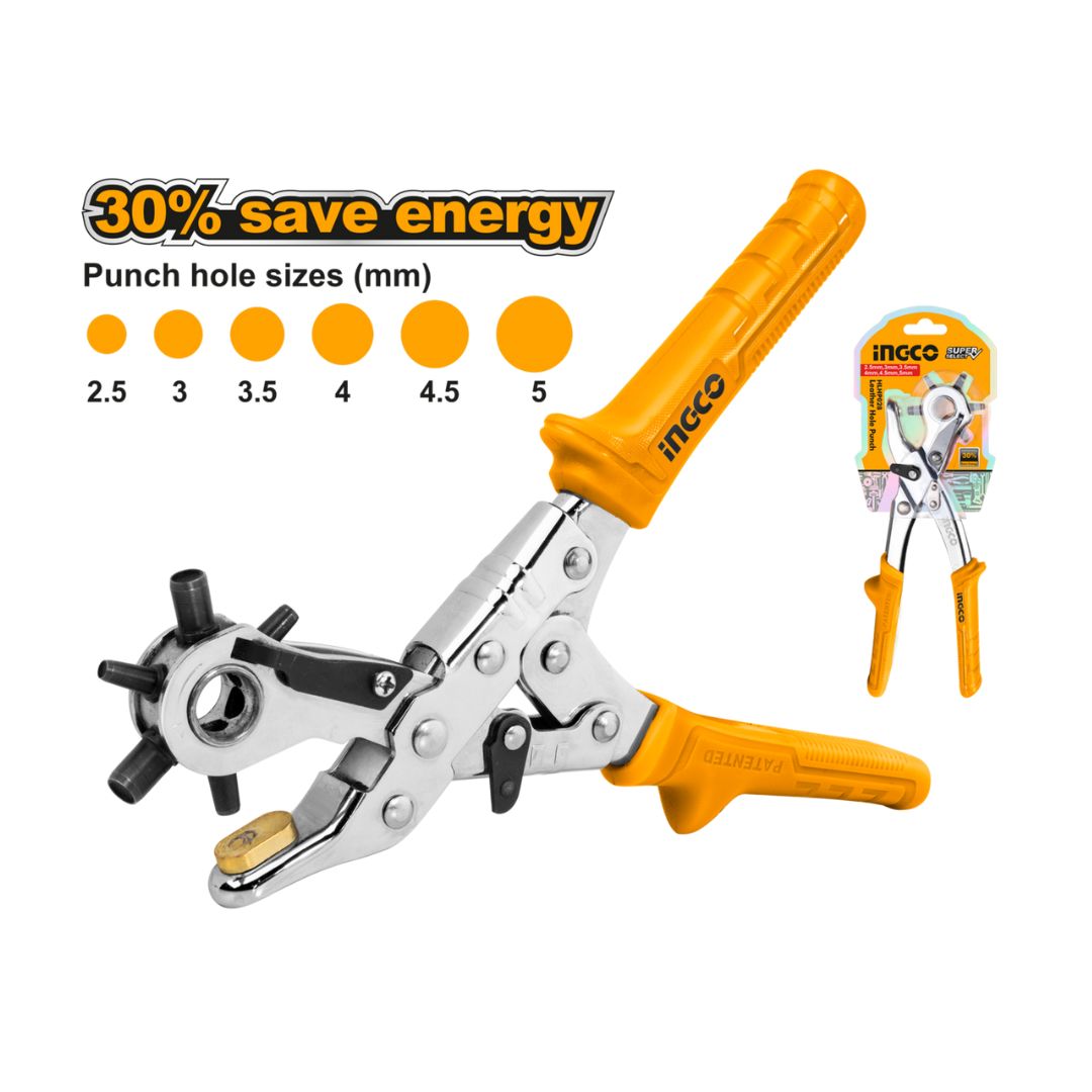 INGCO PLIER PUNCH ROLVING AUTO REL 