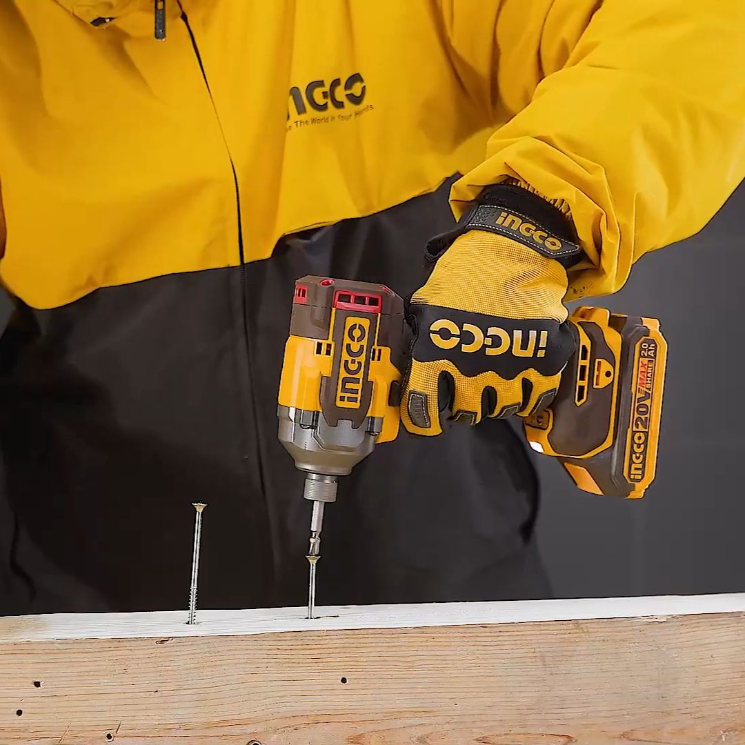 Ingco 20V Impact Driver 1/4" Kit | 285 Nm | Brushless | P20S