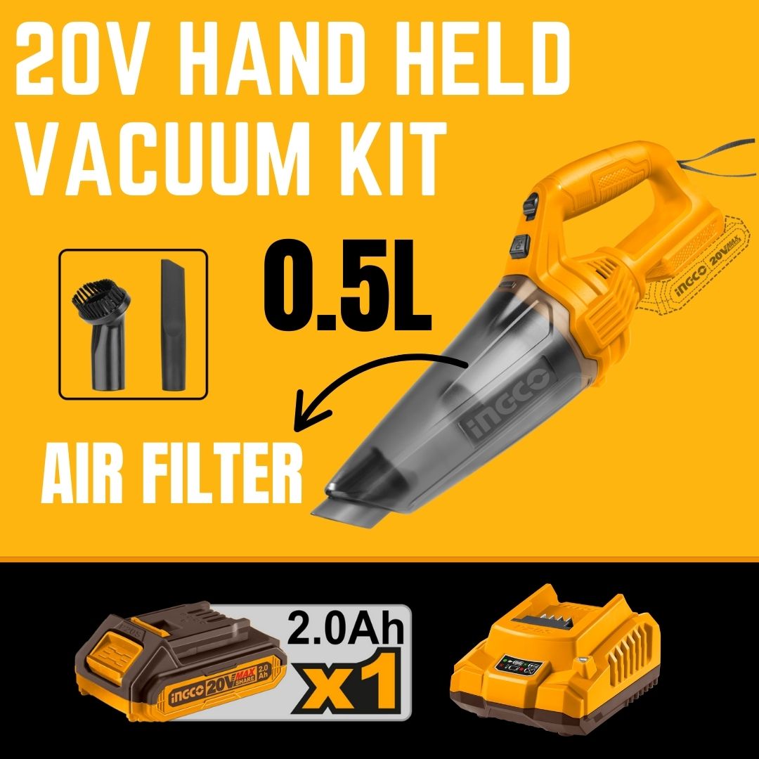 Ingco 20V Vacuum Kit | Hand Held | P20S