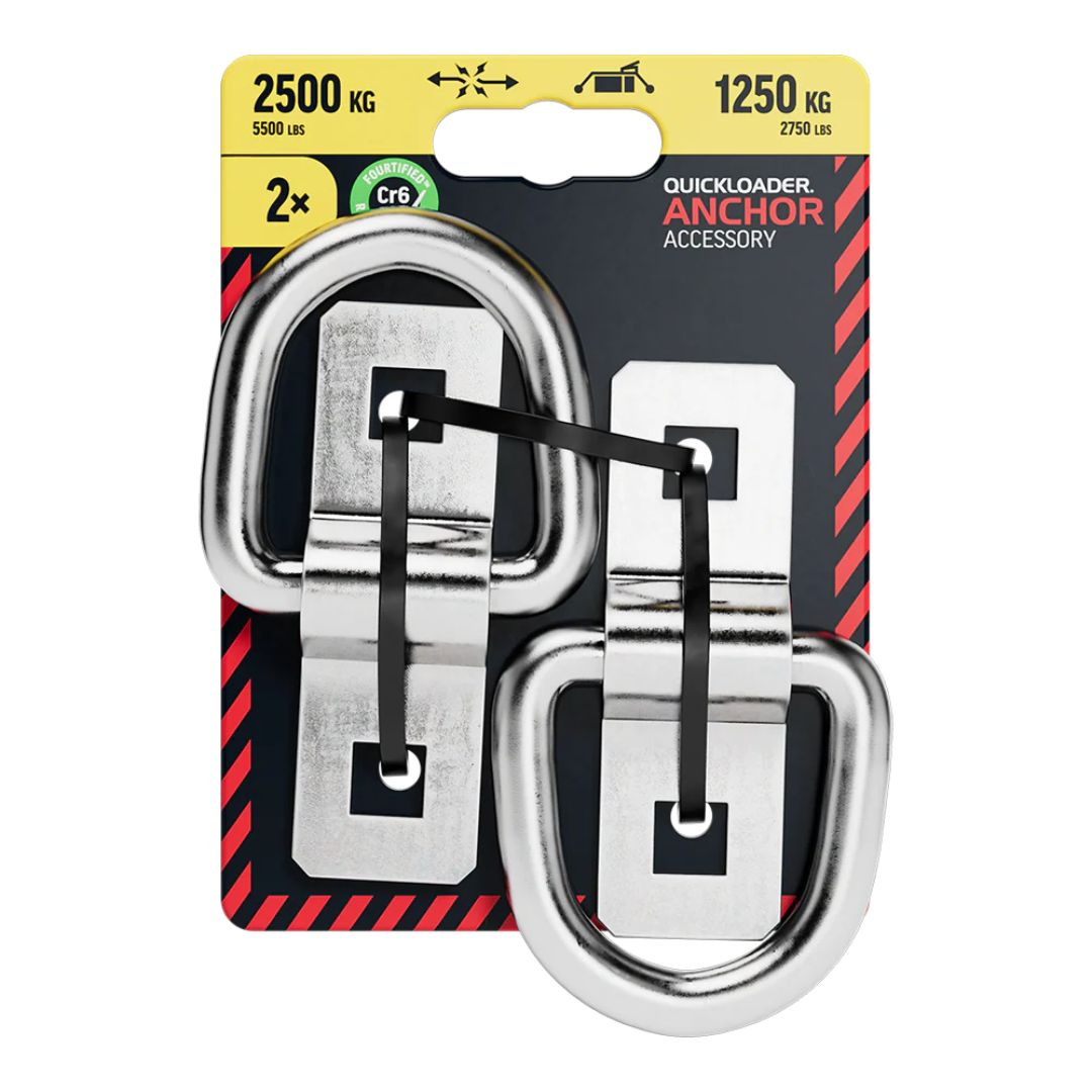QuickLoader Anchor | D-Ring | Rust Resistant | 2 500 kg