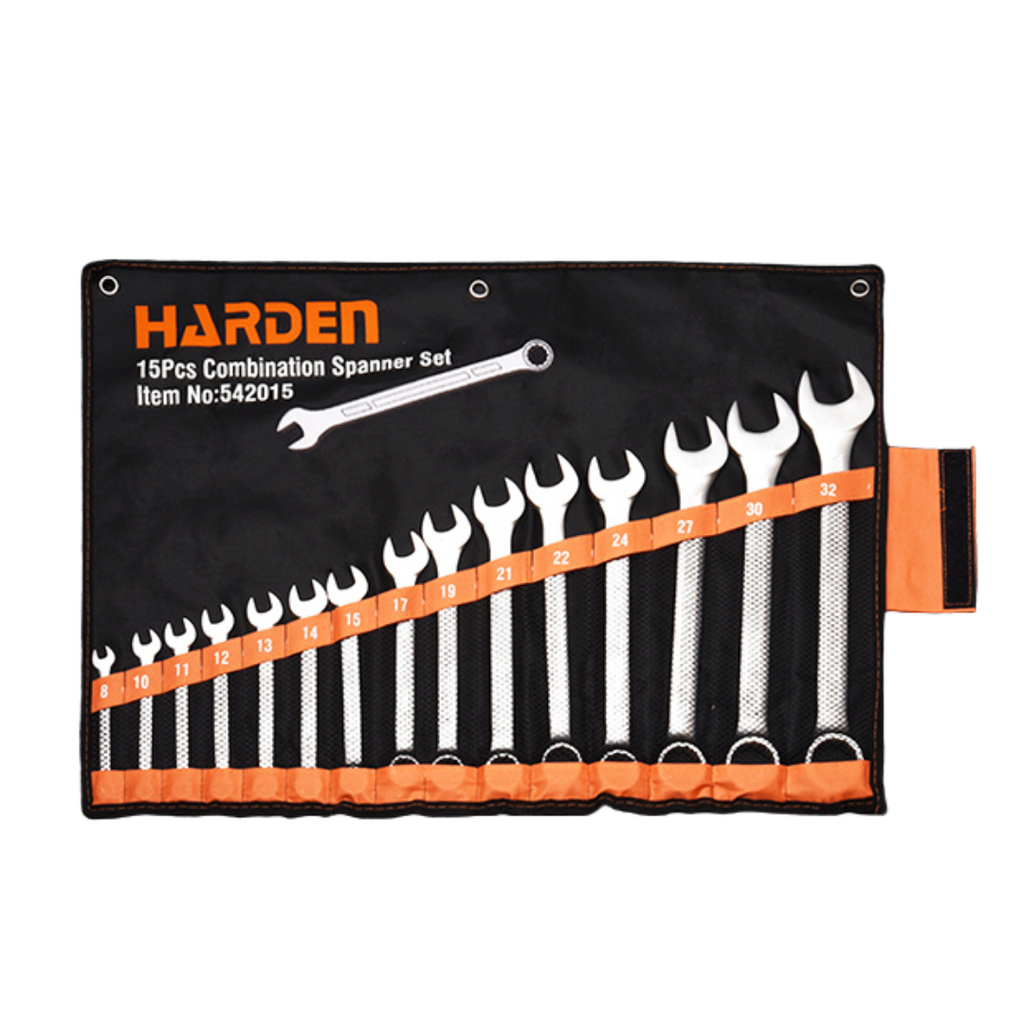 Harden Spanner Set in Carry Pouch