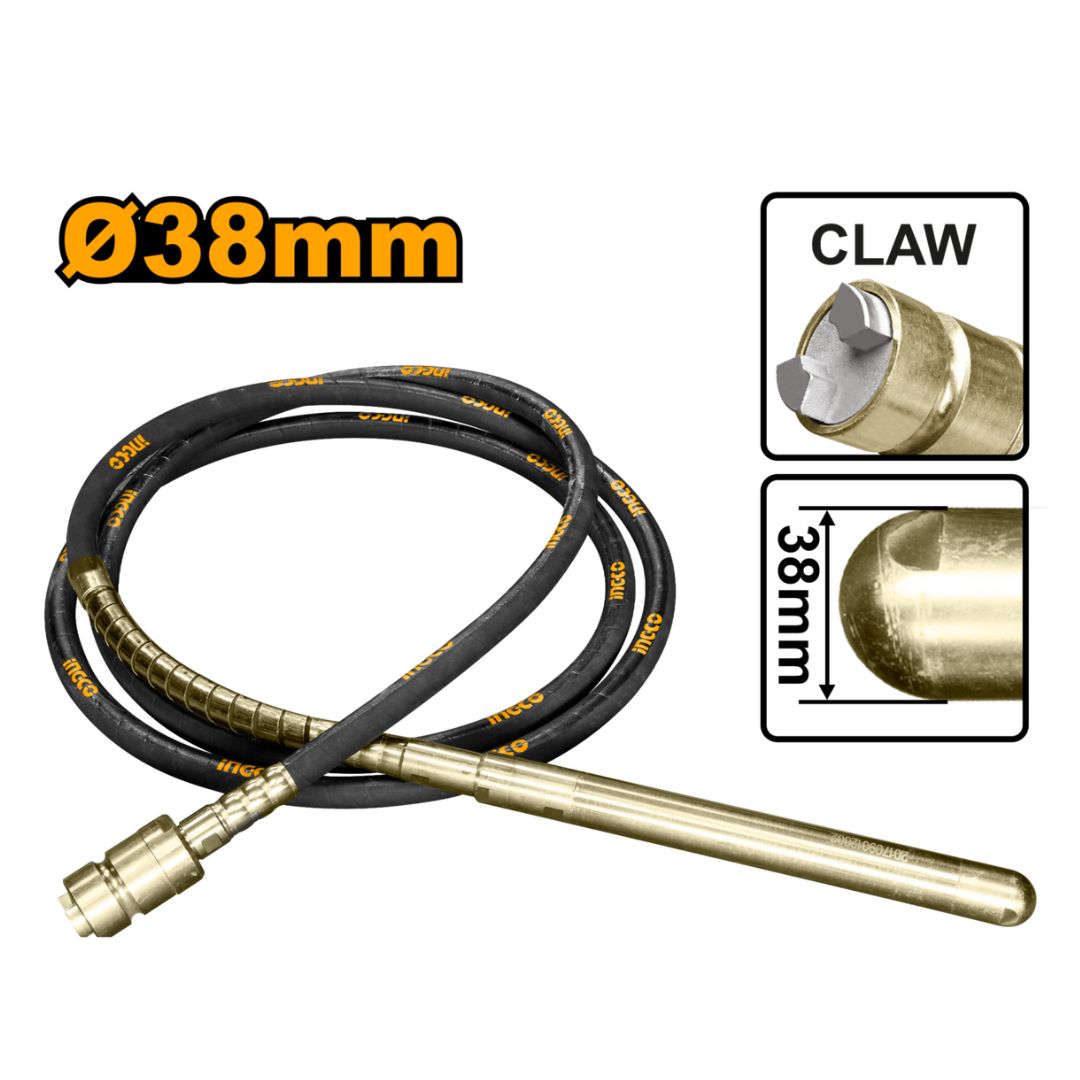 Ingco Concrete Vibrator Poker | 38 x 465 mm