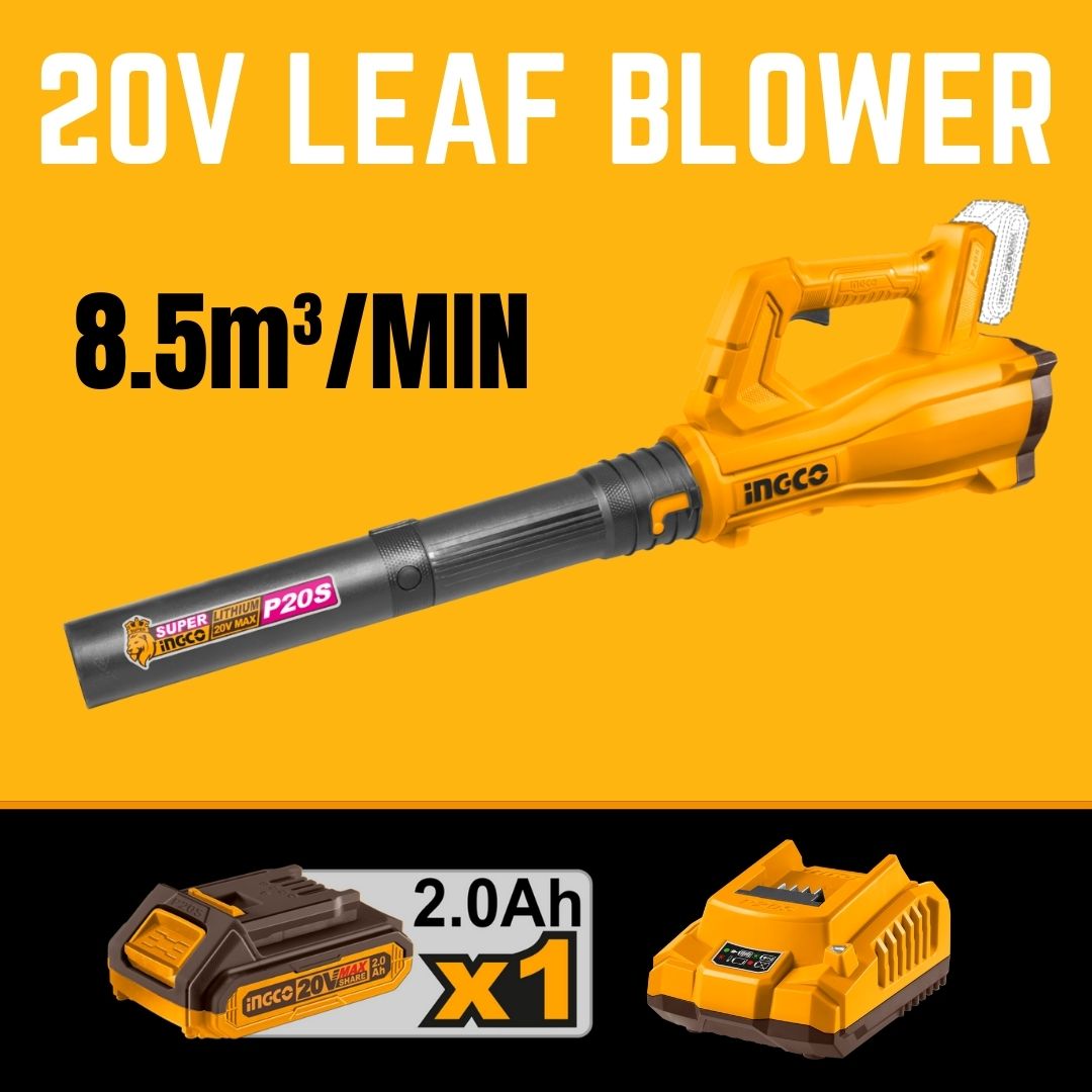 Ingco 20V Leaf Blower Kit | Single Speed | P20S