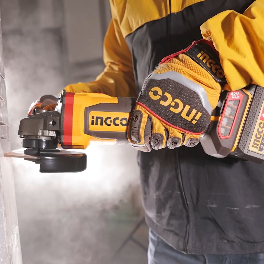 Ingco 42V Angle Grinder 115mm Kit | 1 280W | Brushless | P42M