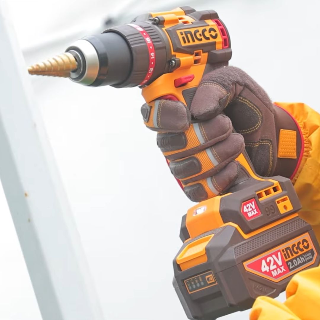 Ingco 42V Impact Drill Kit | 99 Nm | Brushless | P42M