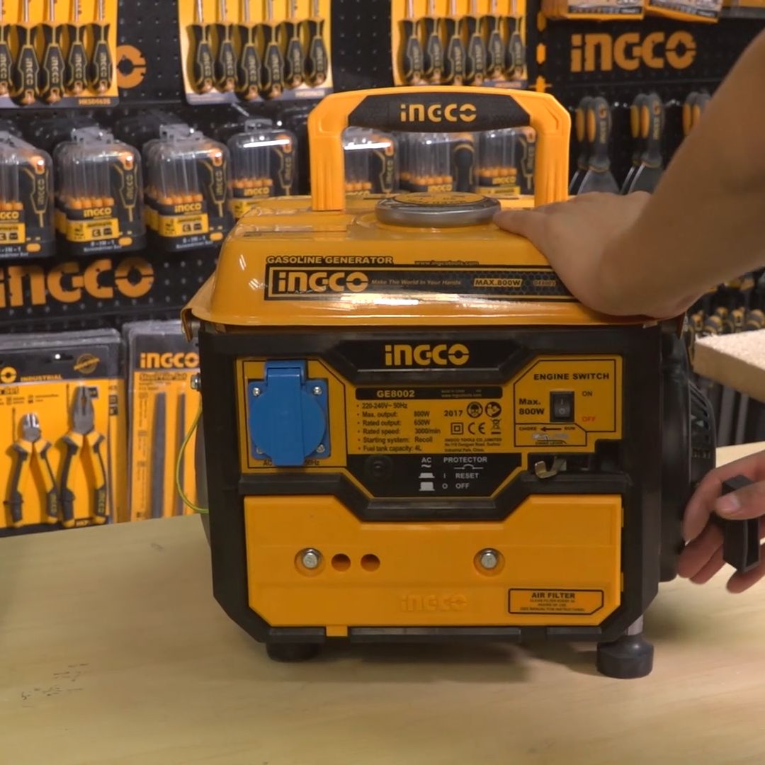 Ingco GENERATOR 2STE LUGGEKOEL 800W 