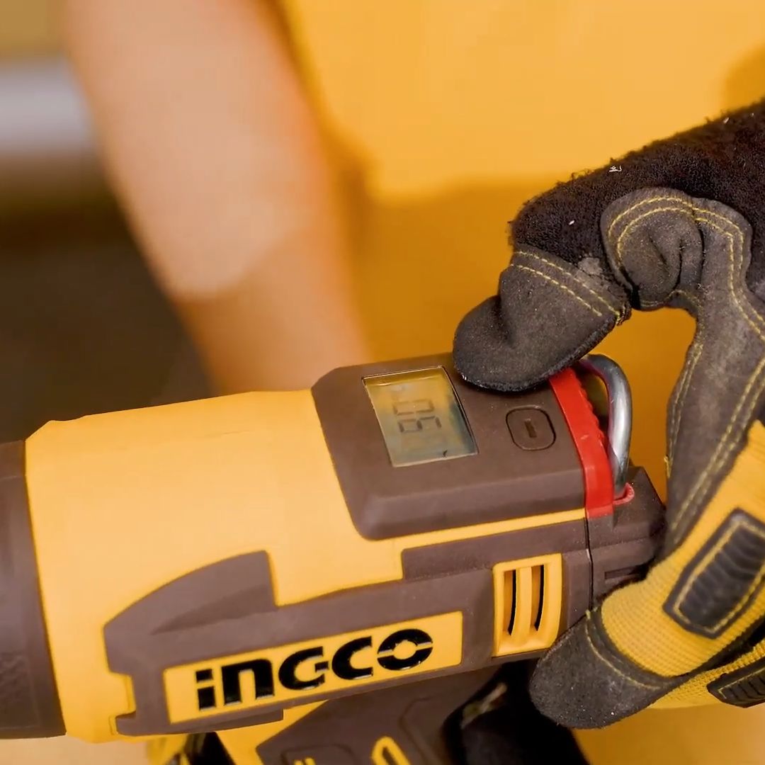 Ingco 20V Heat Gun | LCD Display | Cordless | P20S