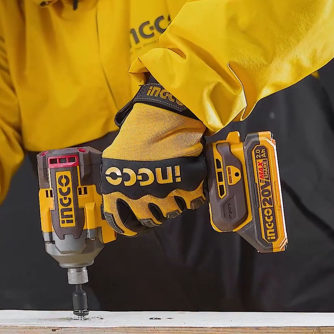 Ingco 20V Impact Driver 1/4" Kit | 285 Nm | Brushless | P20S