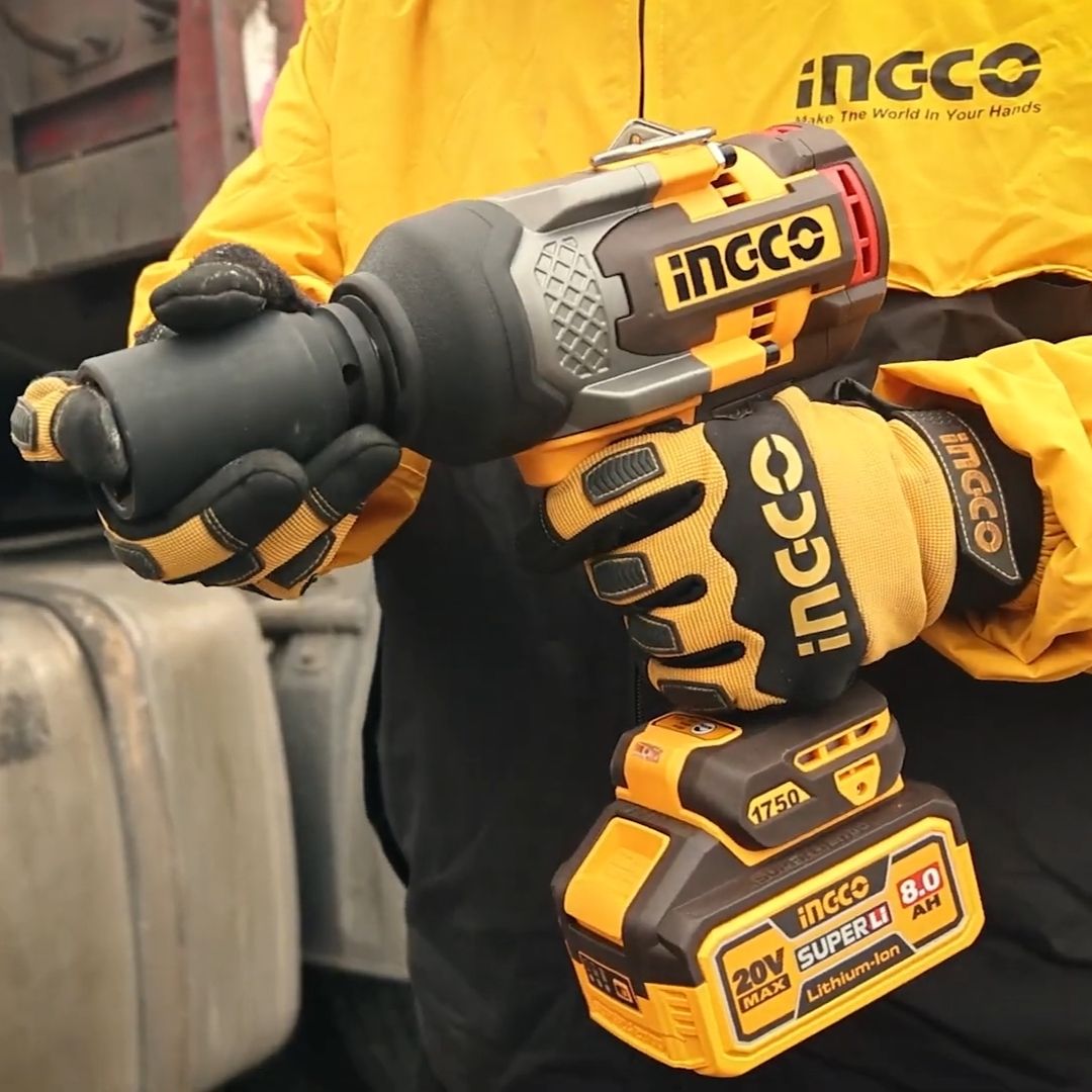 Ingco 20V Impact Wrench 3/4" | 1 750 Nm | Brushless | P20S