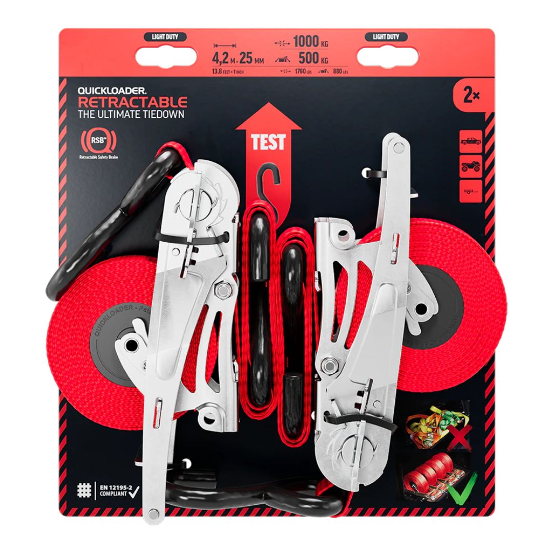 QuickLoader Tie Down | Ultimate Retractable | Light Duty