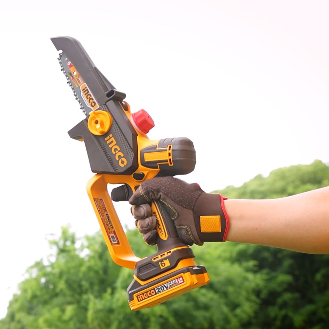 Ingco 20V Chainsaw Brushless | 6" (150 mm) | P20S
