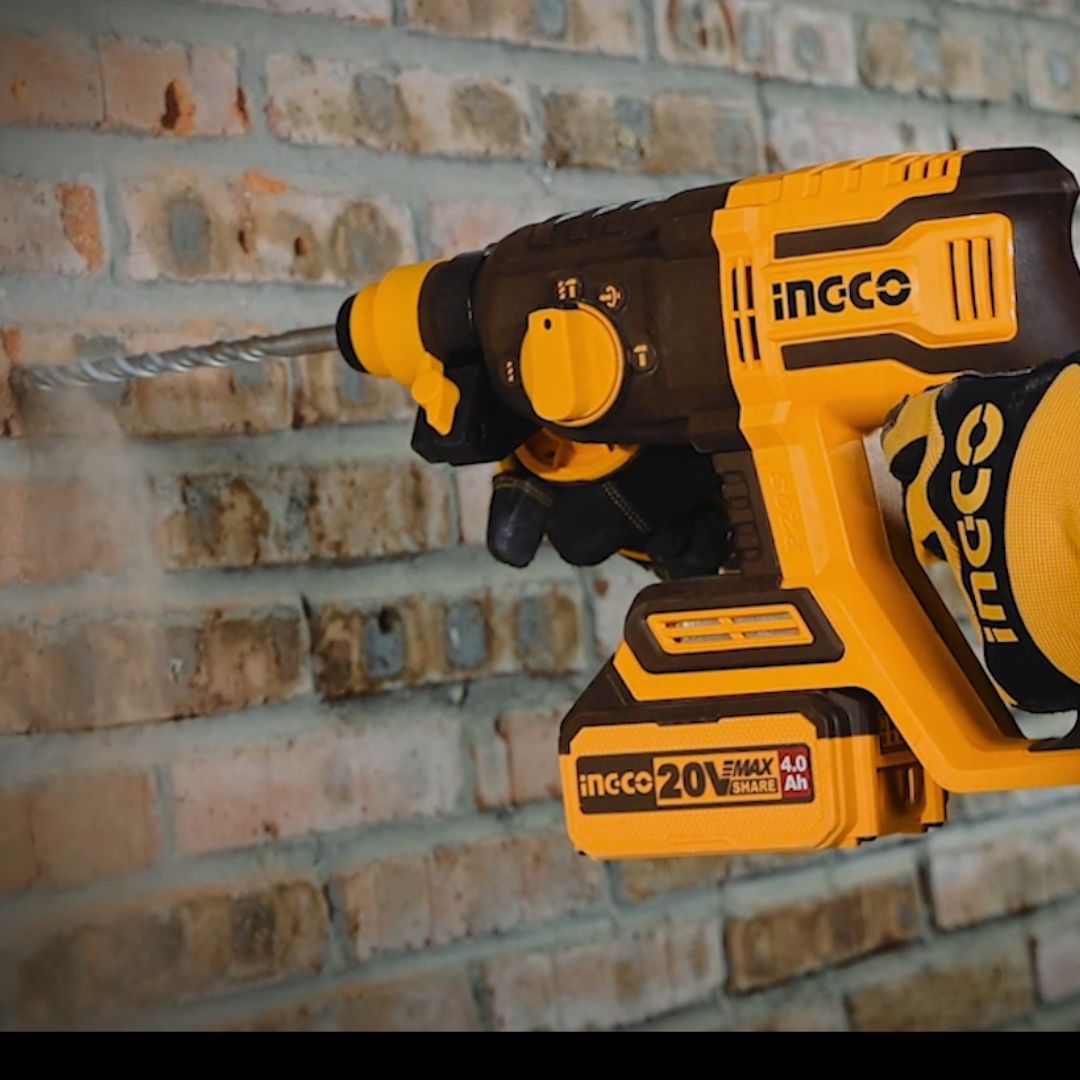 Ingco 20V Rotary Hammer SDS Plus | 22 mm | Brushless | P20S