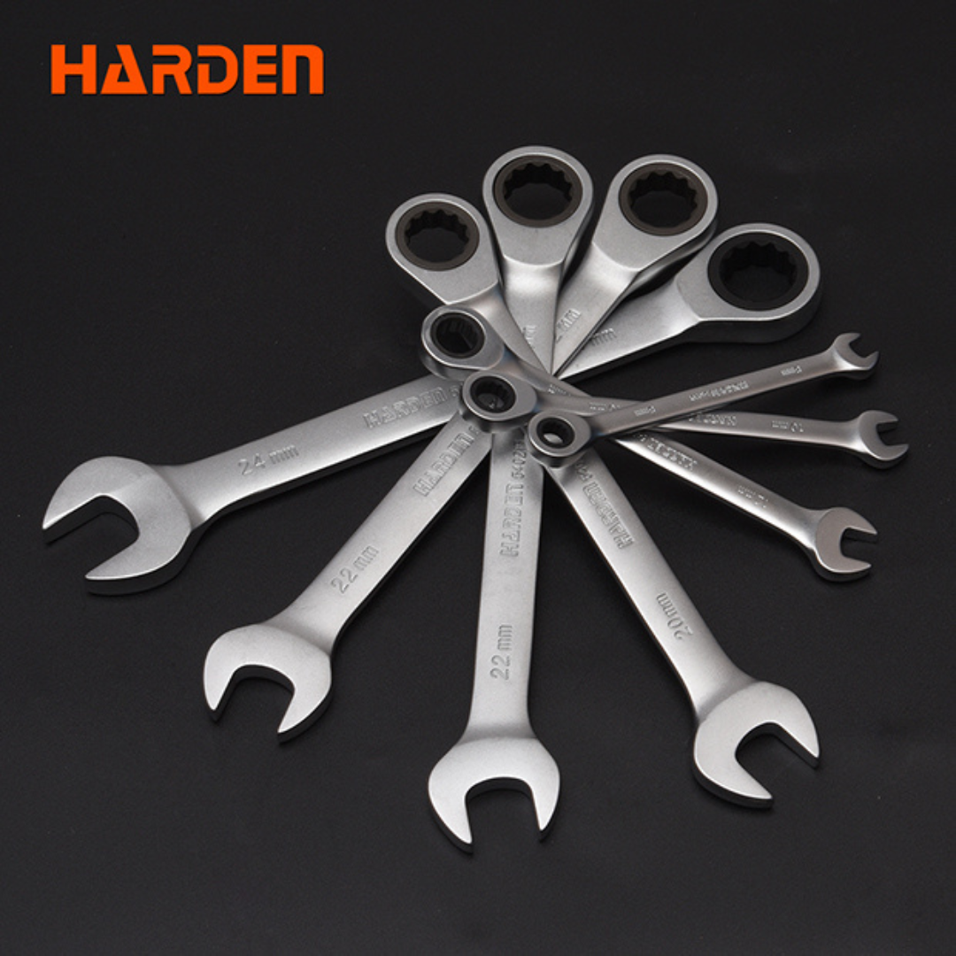 Harden Spanner Ratchet Combination Wrench