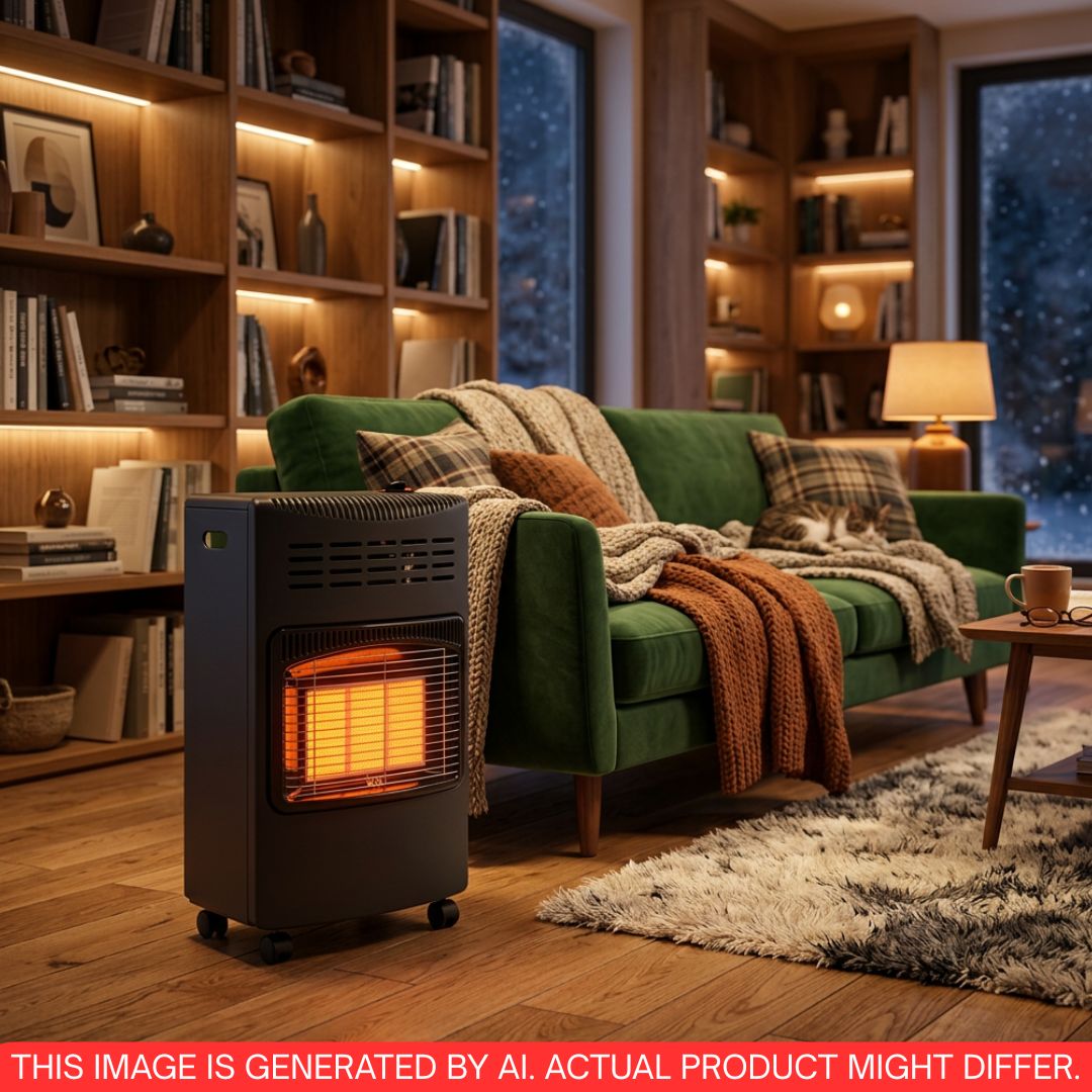 LK's Gas Heater Roll About - Black