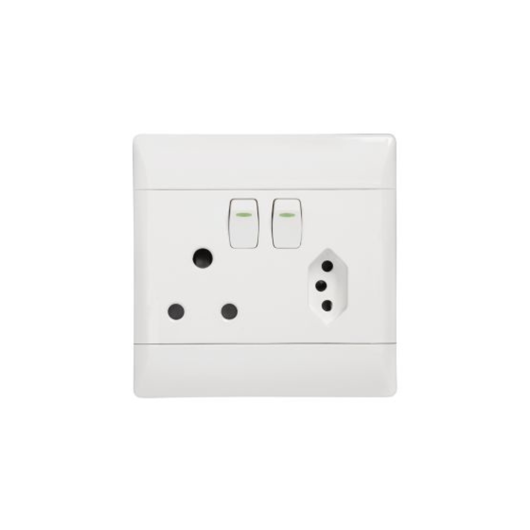 CBI Wall Socket SA/Euro Combined 4x4 – Bethanie Hardware