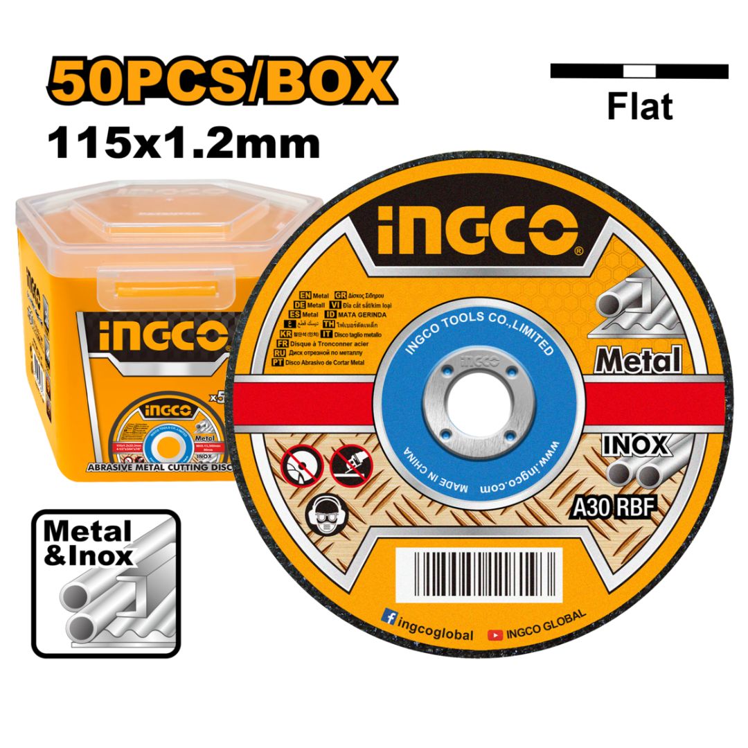 Ingco Cutting Disc Steel 115mm - 50 Pack