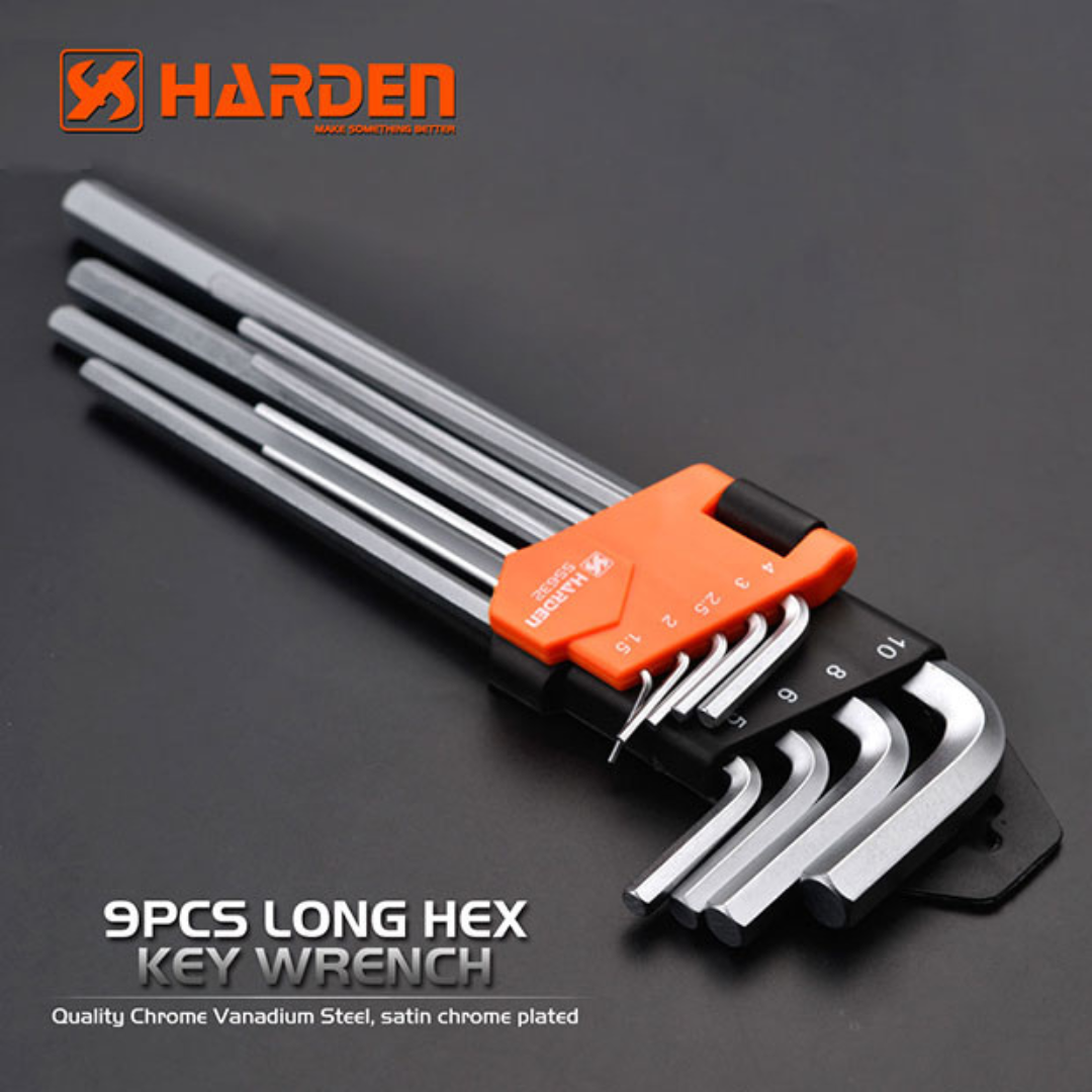 Harden Wrench Key Set 9 Piece
