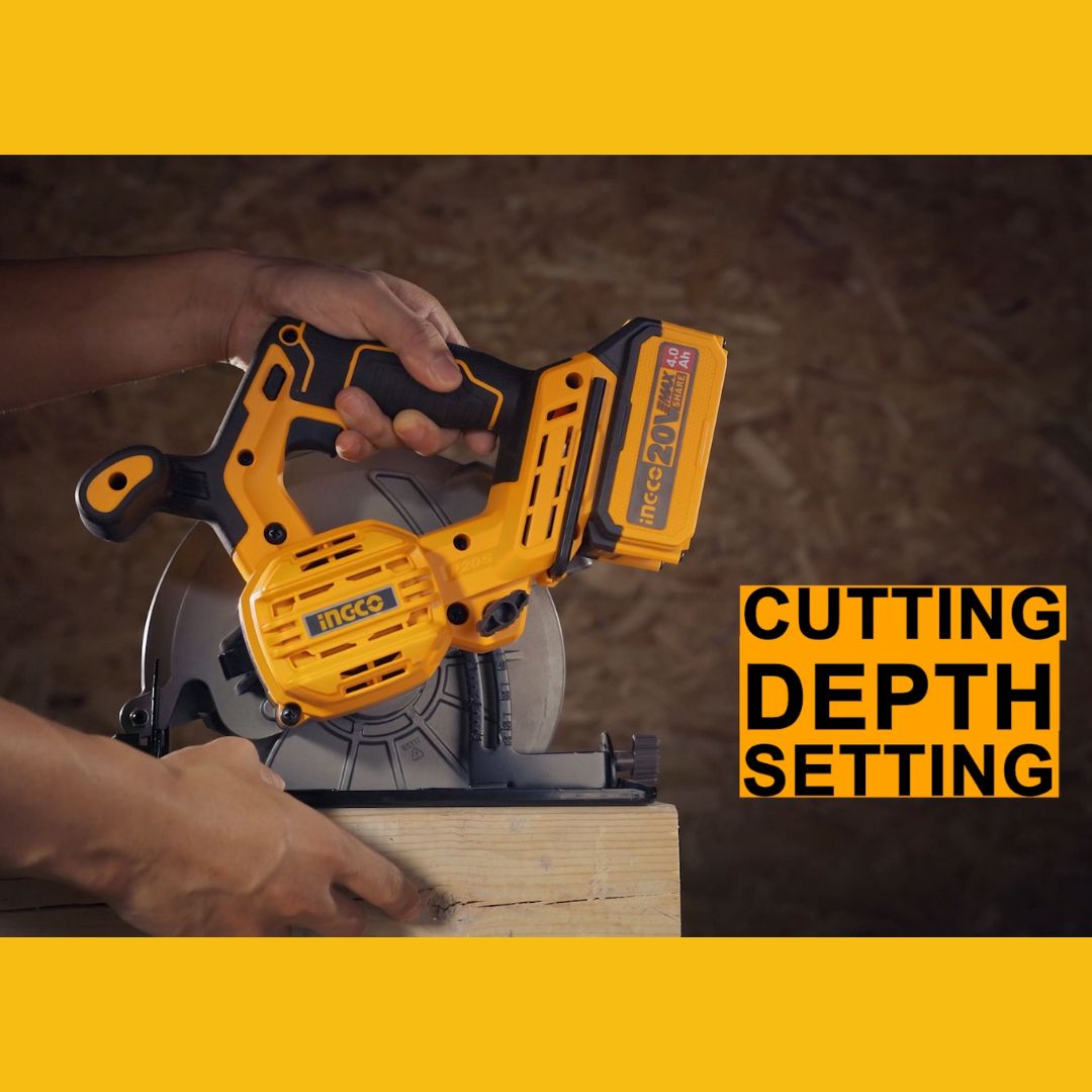 Ingco 20V Circular Saw Brushless | 185 mm | P20S