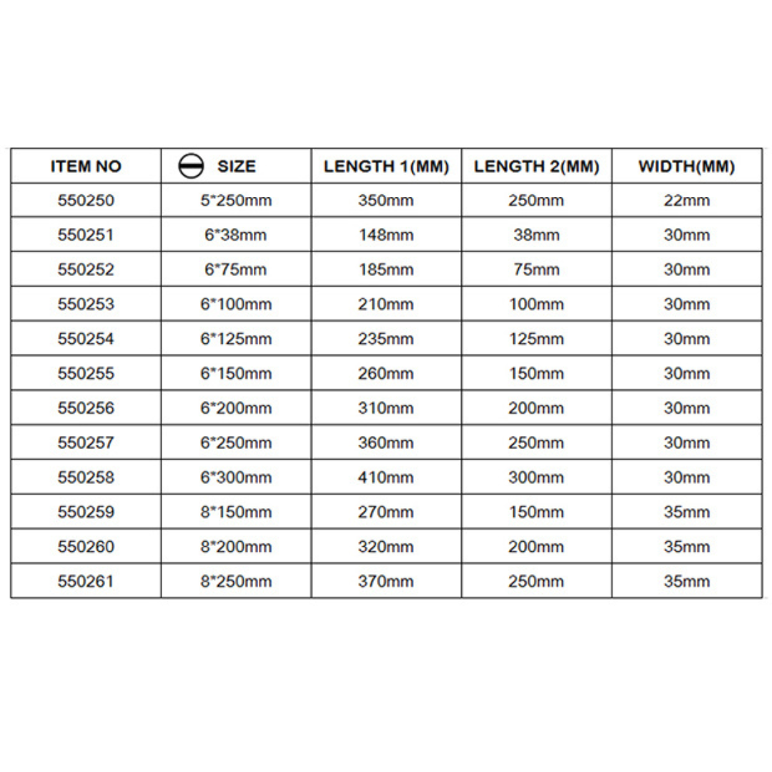 Harden Screwdriver Soft Handle - Slotted (Flat)