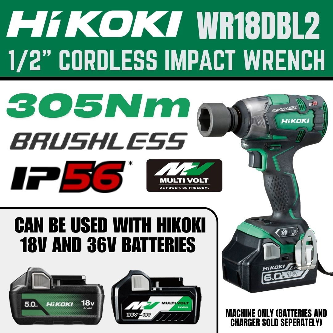 Hikoki 18V Cordless 1/2