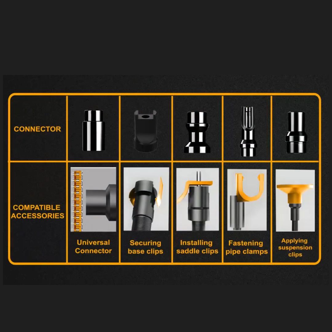 Ingco 20V Concrete Nailer 40 mm | Air Assisted | P20S