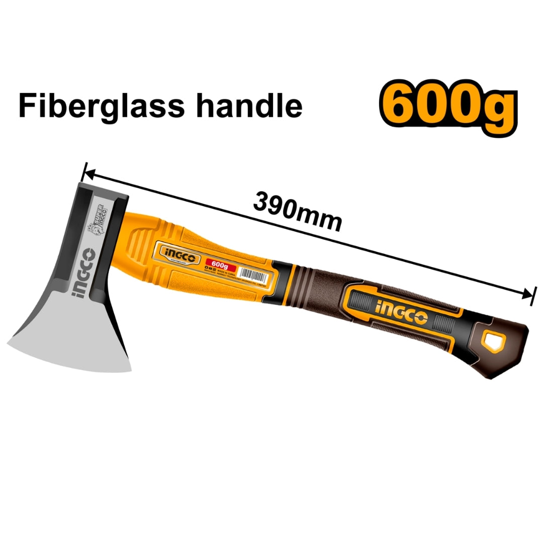 Ingco Fibreglass Handle Axe 600g - Bethanie Hardware