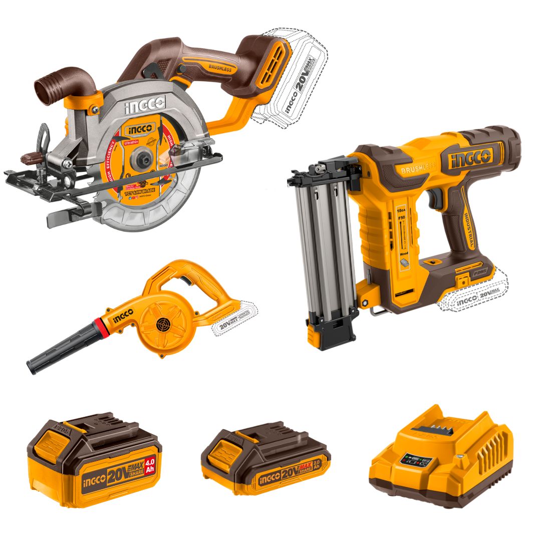 Ingco 20V Cordless Craftsman Combo - Bethanie Hardware