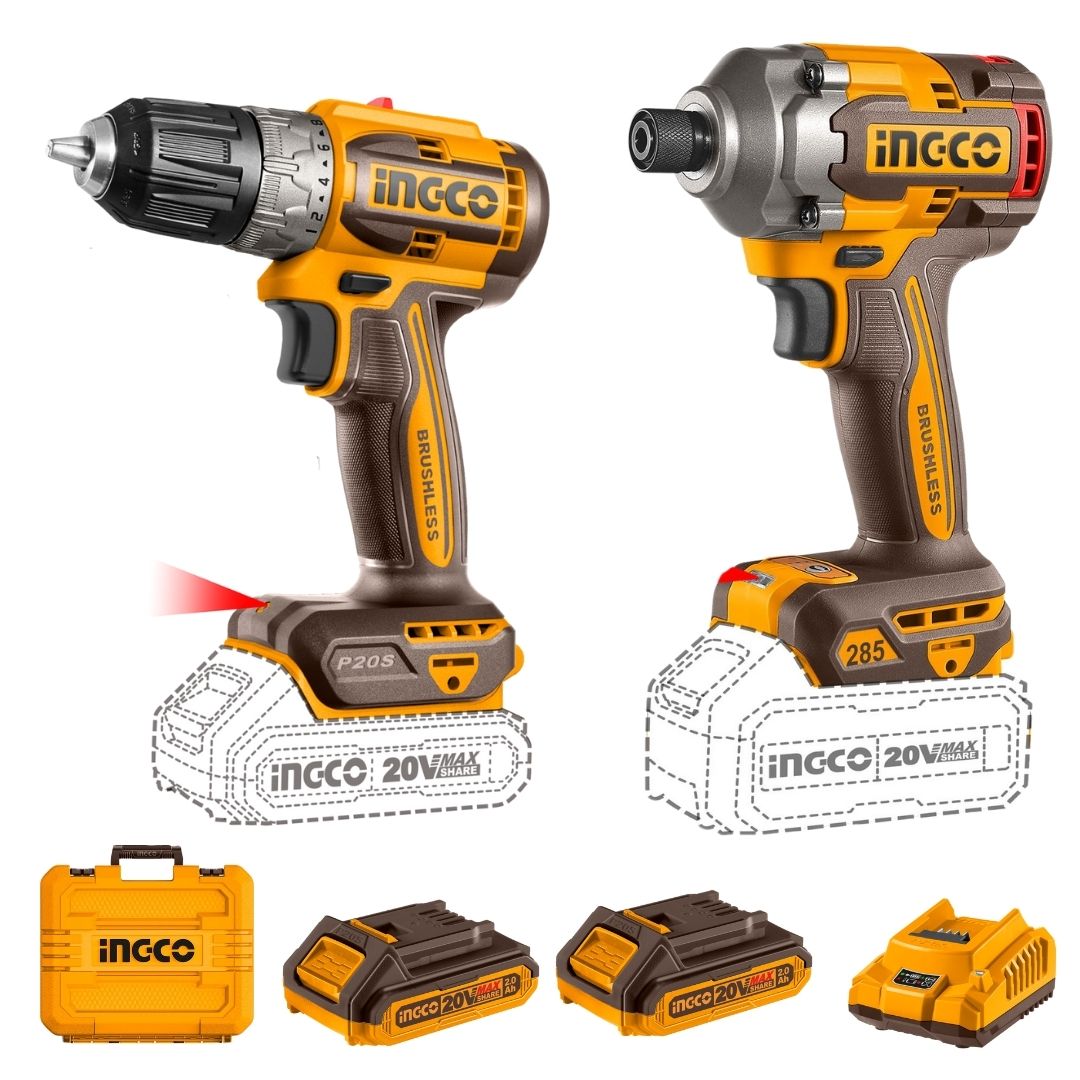 Ingco 20V Impact Driver and Drill Kit - Bethanie Hardware