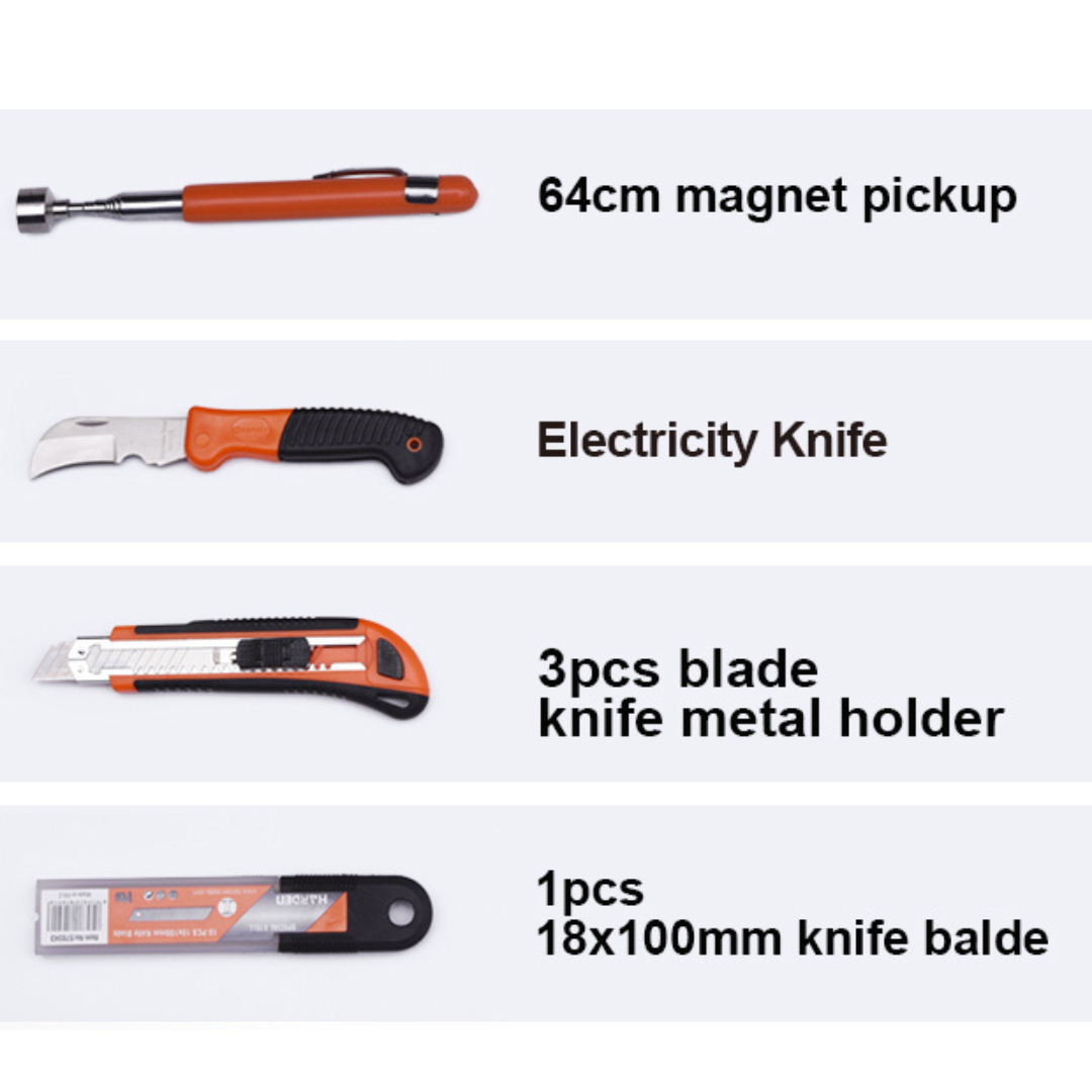 Harden Toolkit Set Aluminium Case 155 Piece