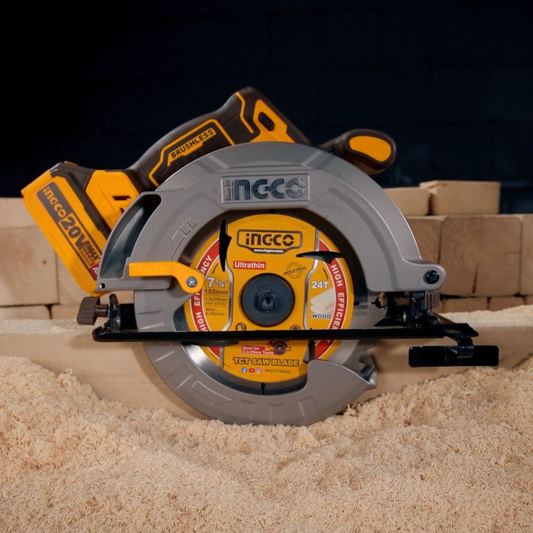 Ingco 20V Circular Saw Brushless | 185 mm | P20S