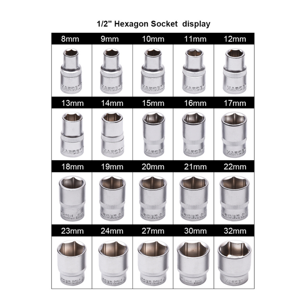 Harden Socket Hexagon 1/2"